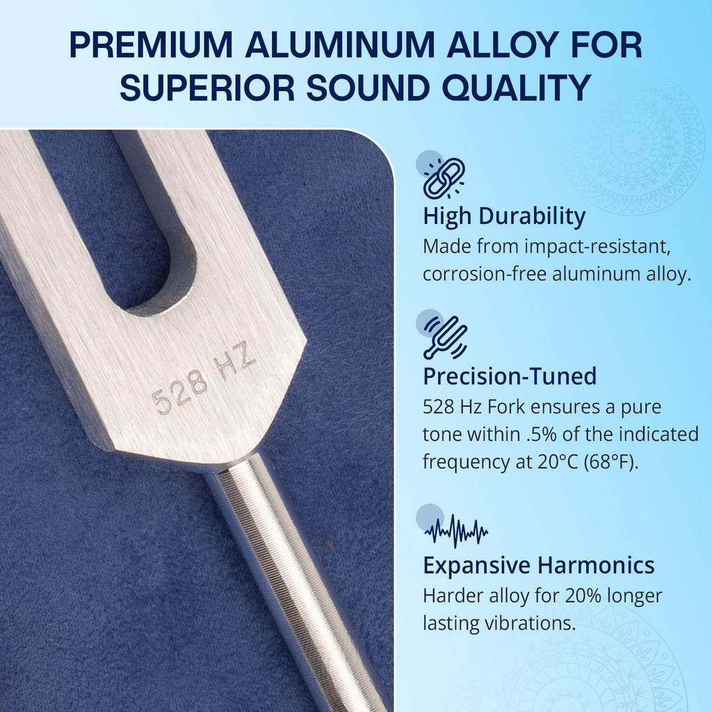 528 Hz Tuning Fork for Healing and Health by , Solfeggio Frequency for A