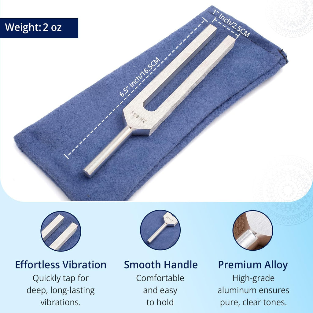 528 Hz Tuning Fork for Healing and Health by , Solfeggio Frequency for A